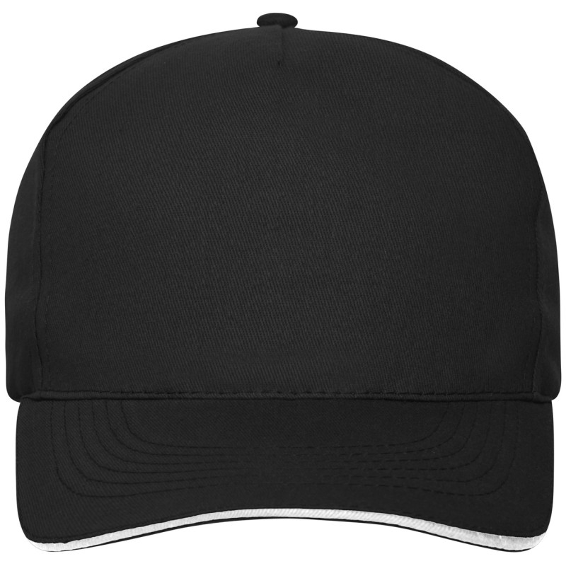 MB6238 5 Panel Sandwich Cap Bio Cotton