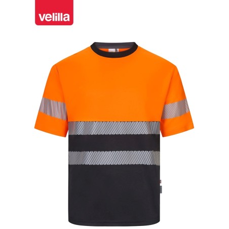 305633 Two-Tone T-shirt z poliestru z recyklingu