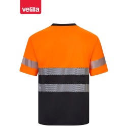 305633 Two-Tone T-shirt z poliestru z recyklingu