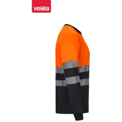 305635 Two-Tone T-shirt z poliestru z recyklingu