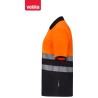 305533 Two-Tone polo shirt z poliestru z recyklingu