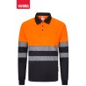 305535 Two-Tone polo shirt z poliestru z recyklingu