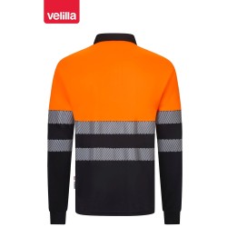 305535 Two-Tone polo shirt z poliestru z recyklingu