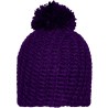 MB7939 Unicoloured Crocheted Cap with Pompon