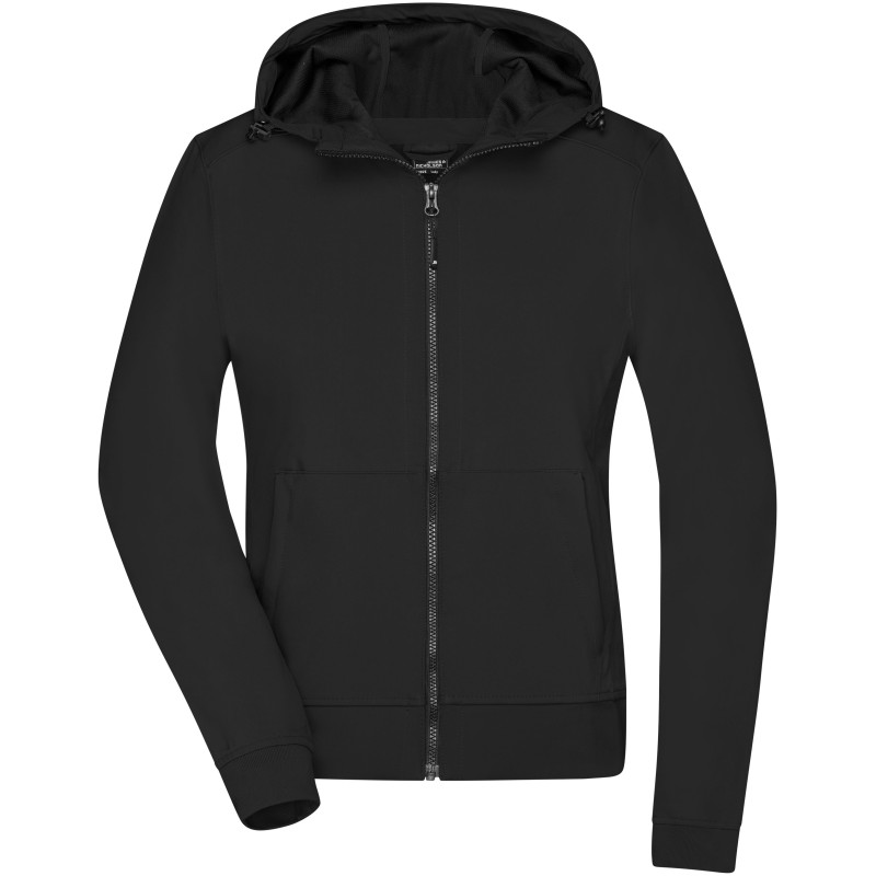 JN1145 Ladies' Hooded Softshell Jacket